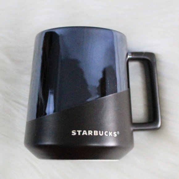 Starbucks metallic dip glaze mug